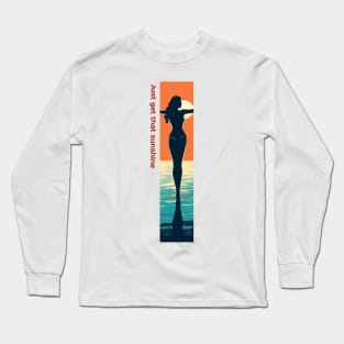 get that sunshine, swimming pool lifestyle v6 Long Sleeve T-Shirt